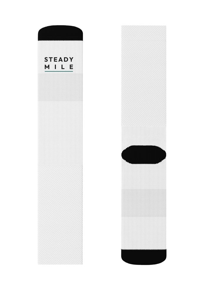 Crew Socks 2-Pack, pair, Pathmark Steady Stack knit into the cuff
